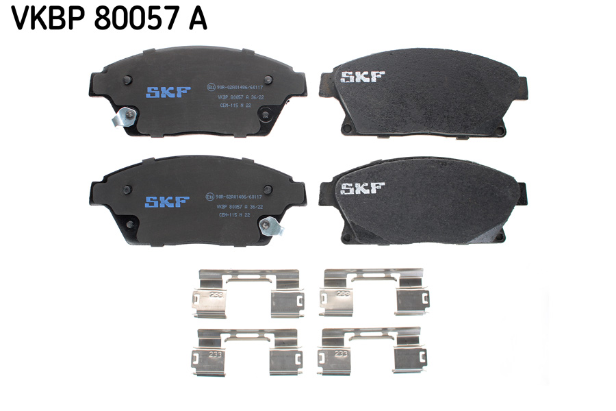 Placute frana SKF VKBP80057A